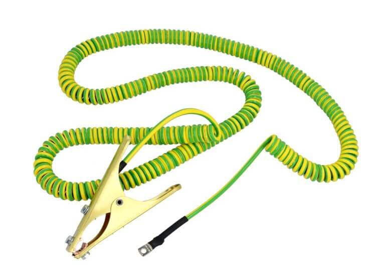 Kabel, przewód spiralny/uziemiajacy